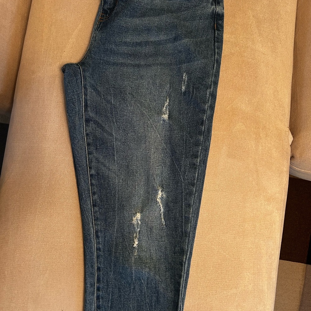 Women's Blue Distressed Jeans Noisy May